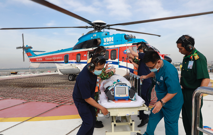 Bệnh viện nghìn tỷ có bãi đáp trực thăng tại cửa ngõ phía Tây Bắc TP. HCM dần thành hình