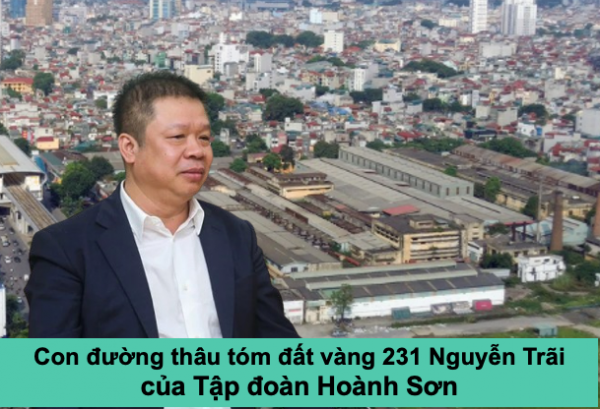 ‘Đất vàng’ 231 Nguyễn Trãi về tay Tập đoàn Hoành Sơn: Từng bị cổ đông phản đối, giờ ra sao?
