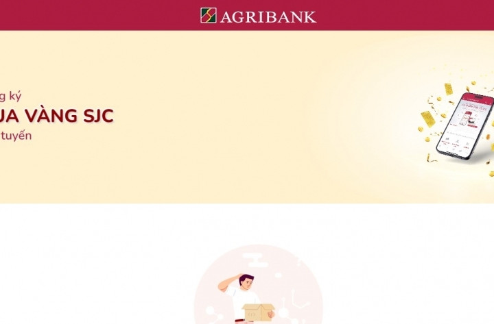Thêm Agribank mở cổng đăng ký mua vàng miếng SJC trực tuyến từ 17/6
