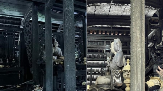 Hỏa hoạn kinh hoàng nuốt trọn 200m2 chính điện một ngôi chùa nổi tiếng ở Huế: Di sản văn hóa Cố đô bị tàn phá nặng nề