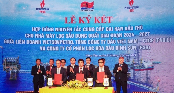 Lọc hóa dầu Bình Sơn (BSR) ký hợp đồng mua dầu thô cho NMLD Dung Quất trong 3 năm tới