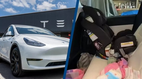 Xe Tesla đột ngột hết pin, trẻ 20 tháng tuổi bị mắc kẹt bên trong giữa thời tiết nắng nóng